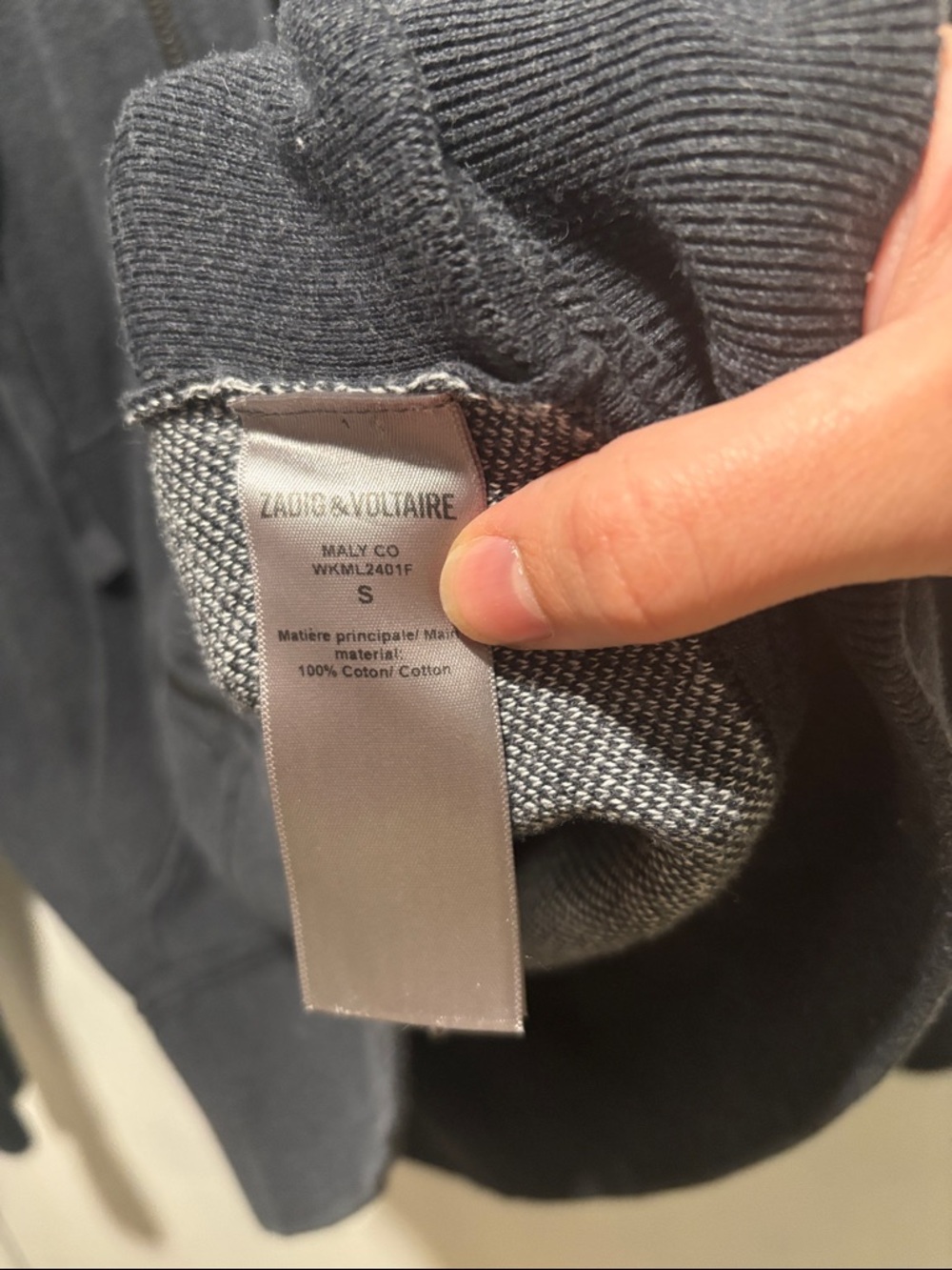 ZADIG & VOLTAIRE “love now” embrodiered skull hoodie sweatshirt - Picture 5 of 10